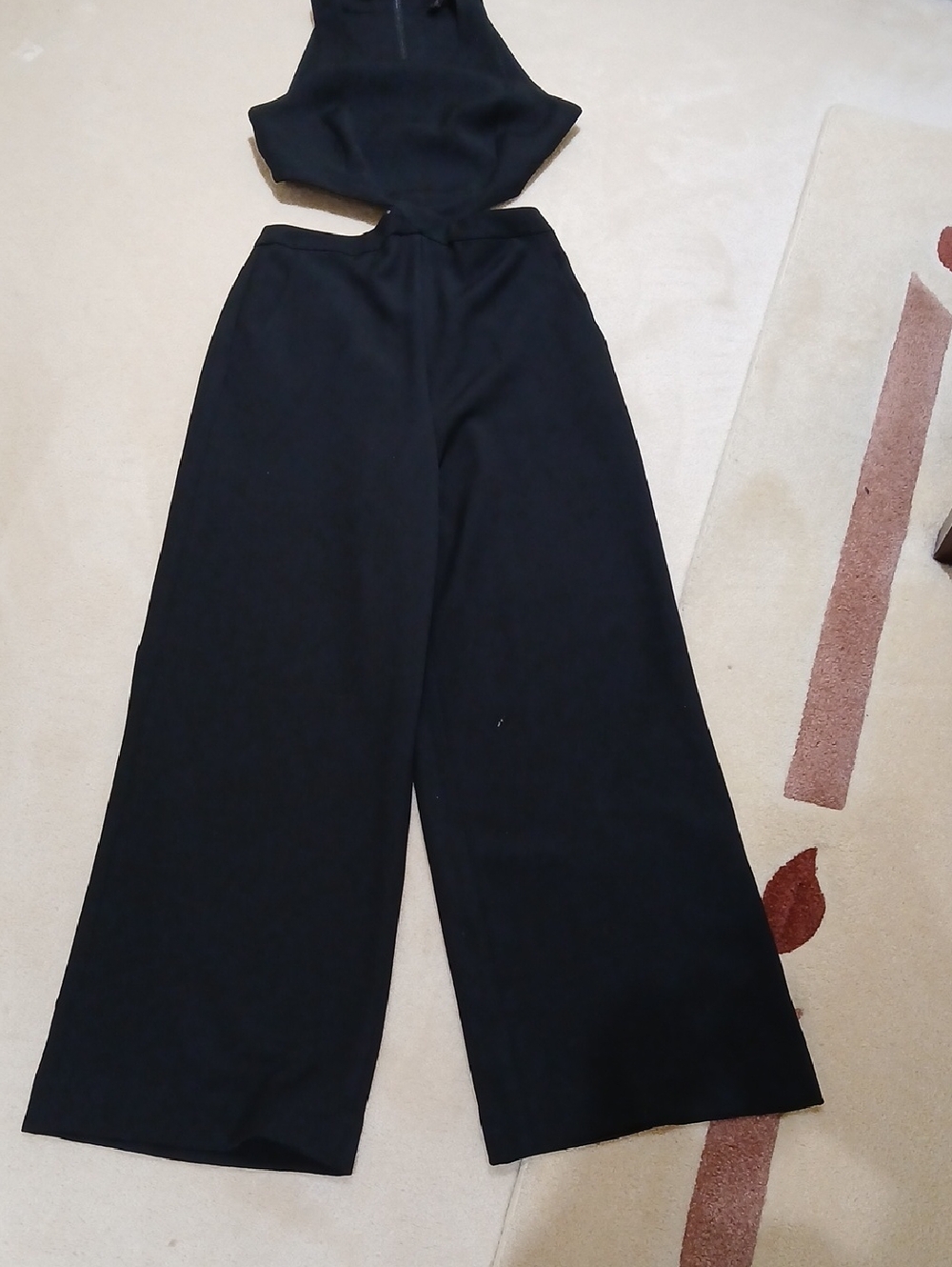 BCBGMaxAzria Black Wide Leg Jumpsuit